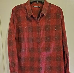 Obey Flannel Shirt Dress